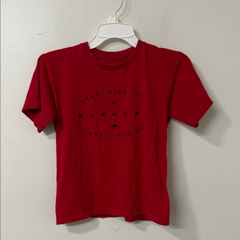 Rip Curl Kids Tee in Bold Red